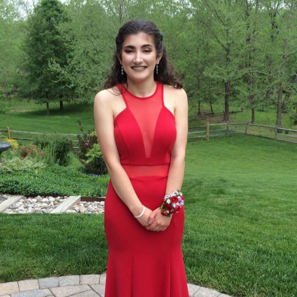 Red prom dress